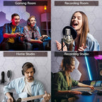 18 Pack Hexagon Acoustic Panels, TONOR 12"x 10"x 0.4" High Density Sound Proof - Image 6