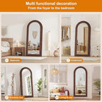 ZHUNFA External Three-Layer Arched Full Length Mirror - Image 6