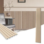 Art3d WPC Wainscoting Panels, Living Room by Art3d