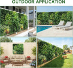 Artificial Plant Wall Panels, Faux Grass Ivy Privacy Screen Fence, Grass Wall - Image 8