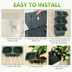 3-Tiers Vertical Wall-Mounted Planter - Image 3