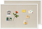 DAHAPYBOO Cork Board with Linen White 2Pack, Bulletin Board 36"x24" Hanging by DAHAPYBOO