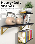 BAYKA Floating Shelves for Bedroom Decor, Wall Shelves for Storage, Wall - Image 4