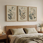 Framed Vintage Botanical Wall Art - Image 2