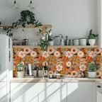 HAOKHOME Boho Peel and Stick Wallpaper Floral Wall Paper Removable - Image 6