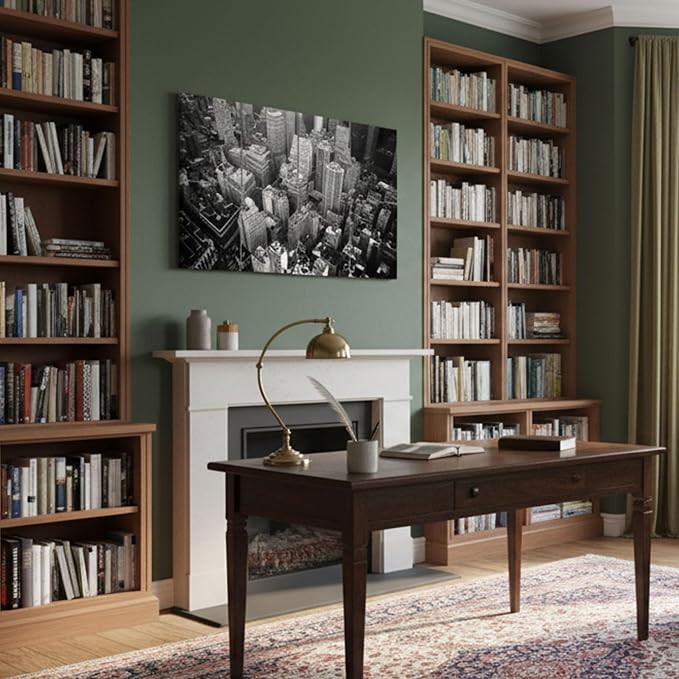 Mollywell Art Acoustic Panels 48x32x0.4 Inch, City Skyline |Sound Absorbing - Image 9
