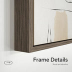 Framed Window Beach Scene Wall Art, Summer Seascape Wave Artworks - Image 8