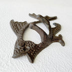 Rustic Fish-Shaped Decorative Wall Hook Rack Hangers - Image 3
