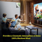 FADOTY Blackout Curtains for Bedroom, Portable 100% Black Out Window Cover Film - Image 7