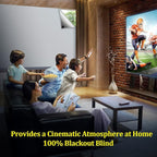 FADOTY Blackout Curtains for Bedroom, Portable 100% Black Out Window Cover Film - Image 7