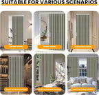 AJAZZ 100% Blackout Accordion Doors Interior Closet Curtain Doorway Curtains - Image 5