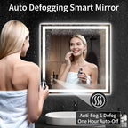 30"x30" LED Bathroom Mirror - Image 3