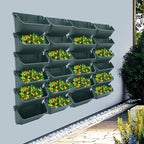 Vertical Wall Planter with 24 Pots, Hanging Garden Plant Flowerpot Holder - Image 7