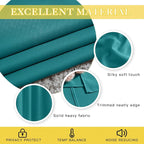 NICETOWN Blackout Peacock Teal Curtain - Image 5