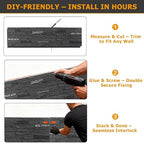 ROOMTEC 1-Pack Faux Stone Wall Covering Panels - Image 5