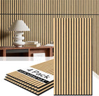 Olanglab Wood Slat Wall Panels 4 Pack, Acoustic Wall Panels, 47.24'' x 23.62" by Olanglab