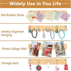 5 Pack Felt Pin Board Bar Strips Bulletin Board - Image 4