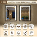 Antok 24X32 LED Bathroom Mirror - Image 8