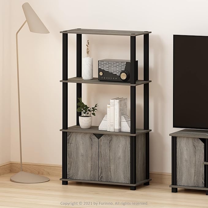 Furinno Brahms 4-Tier Multipurpose Bookcase/Bookshelf/Display Shelf/Display Rack - Image 2