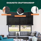 Bamboo Blinds for Interior Windows, Custom Roller Shades for Indoor Window and - Image 3