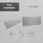 Wall!Supply 3D Wall Panels – Industrial Concrete Loft Style – Lightweight Foam - Image 7