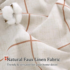 Lajode Plaid Curtains Pattern Printed 90 Inches Long - Image 5