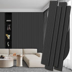4 Pack Wood Panels for Wall, 106.3" × 11" Wood Slat Acoustic Panels for Wall by Ritollo