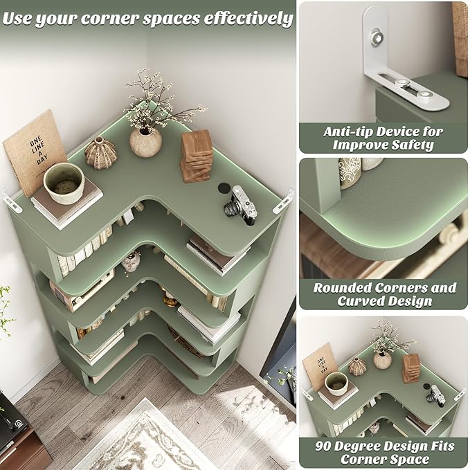 Armocity Corner Book Shelf - Image 4