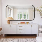 Bathroom Mirror for Wall, Large Bathroom Vanity Mirror for Over Sink 30 x 55 - Image 7