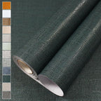 WADILE Grasscloth Peel and Stick Wallpaper 23.6in x 236in, Textured Contact by WADILE