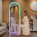 Hasipu Arch Full Length Mirror 55.5 x 15.7 in - Image 7