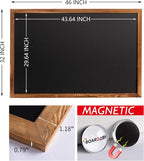 Magnetic Chalkboard Black Board 46 x 32, Extra Large Chalk Board Blackboard - Image 4