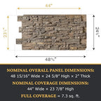 AZ Faux High-Density Polyurethane Faux Stone Wall Covering Panels - Image 4