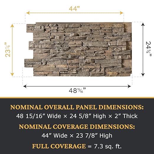 AZ Faux High-Density Polyurethane Faux Stone Wall Covering Panels - Image 3
