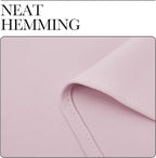 NICETOWN Baby Pink Blackout Curtains 120 inches Length - Image 6