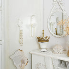 SOFFEE DESIGN 4pcs White Mermaid Shape Metal Coat Hooks, Playful Mermaid Design - Image 4