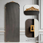 HQiJun Full Length Wall Mirror Decorative Full Body Mirrors Traditional Antique - Image 5