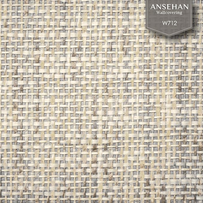 Ansehan Grasscloth Textured Wallcovering W712 Terraces Collection 36" W x 8 - Image 2
