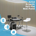 Art3d 2-Pack Acoustic Wood Slat Wall Panel - Image 5