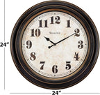 Westclox Traditional Large Wall Clock – Battery-Operated 24-Inch Vintage - Image 5