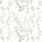 Timeet Floral Peel and Stick Wallpaper Botanical Wildflower Self Adhesive Wall by Timeet