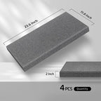 UMIACOUSTICS 4 PCS Acoustic Panels, 2“ Thick 23.6" x 11.8" Fiberglass Sound - Image 2