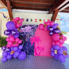COKAOBE Purple Shimmer Wall Backdrop, Photo Backdrops - Image 9
