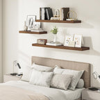 Vivelove Wide Floating Shelves for Wall 12 Inch Deep, 2 Inch Thick Shelf for - Image 7