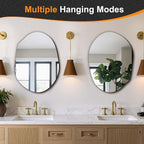 Delma Irregular Wall Mirror, Frameless Decorative Mirror - Image 6