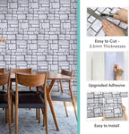 Commomy 3D Faux Stone Wall Panel Peel and Stick Wall Tiles - Image 5