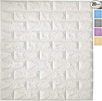 Art3d 115 Sq.Ft Peel and Stick 3D Wall Panels by Art3d