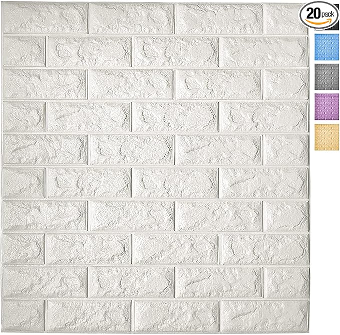 Art3d 115 Sq.Ft Peel and Stick 3D Wall Panels by Art3d
