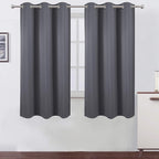 LEMOMO Grey Thermal Blackout Curtains/42 x 63 Inch/Set of 2 Panels Room by Lemomo