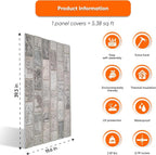IZODEKOR 3D Brick Effect Wall Panels - Image 3